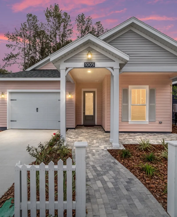 New construction home for sale in the Gainesville area 3-bedroom, 2-bath home with 1,568 sq ft at 1005 NW 132nd Blvd, Newberry, FL.