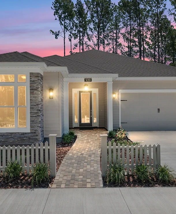 New construction home for sale in the Gainesville area 3-bedroom, 2-bath home with 2,200 sq ft at 939 NW 132nd Blvd, Newberry, FL.