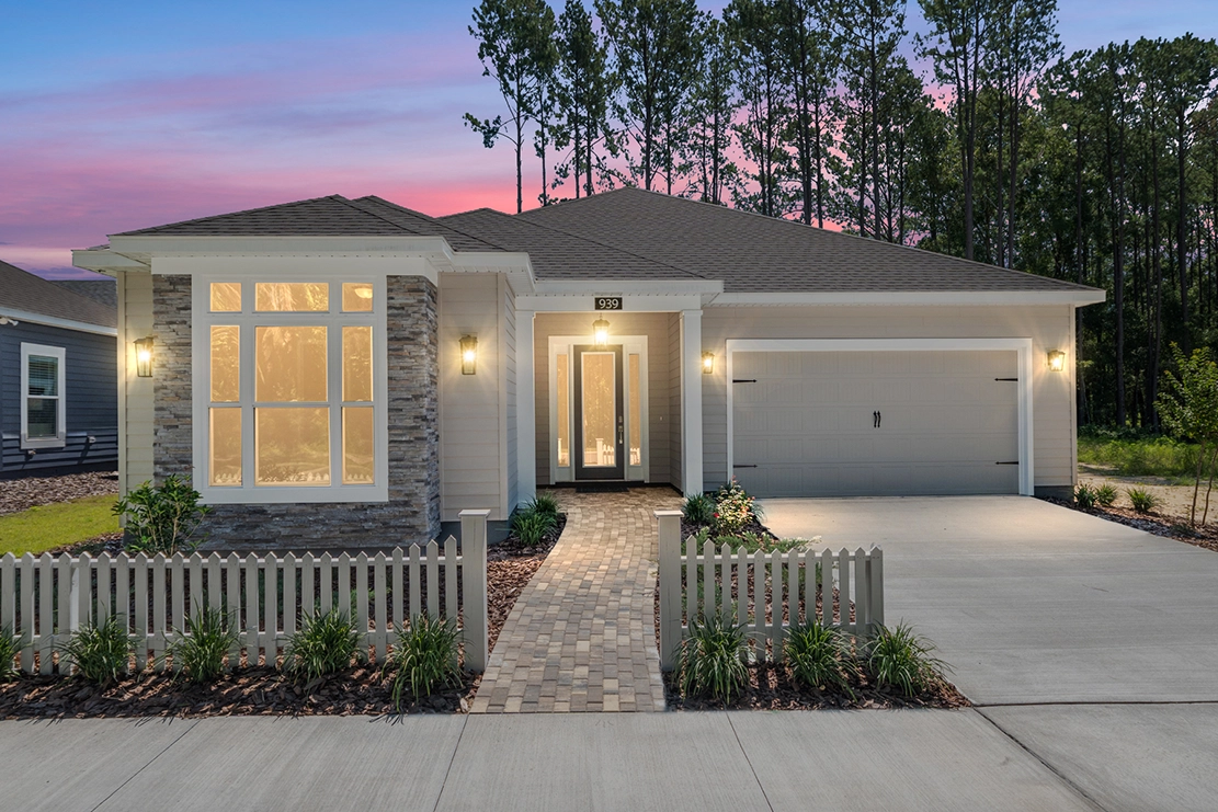 New construction home for sale in the Gainesville area 3-bedroom, 2-bath home with 2,200 sq ft at 939 NW 132nd Blvd, Newberry, FL.